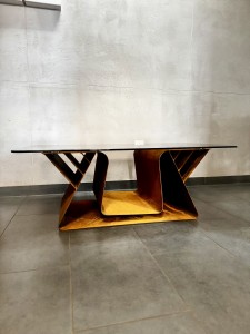 STOLIK CORTEN
